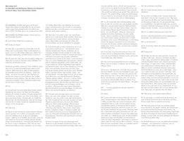 A two-page spread of an article in German, featuring an interview between artists Isa Genzken and Wolfgang Tillmans from Artforum, November 2005. The text is laid out in a two-column format on pages numbered 126 and 127.