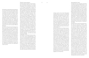 A two-page spread from a book, showing pages 34 and 35. The text is in German and arranged in two columns on each page. The left page is titled ÖFFENTLICHES HANDELN and the right page is titled DER NARRATIVE TANZ.