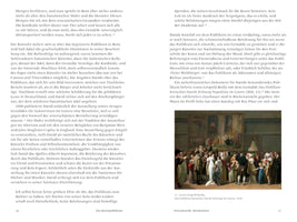 A page from a book in German featuring the 1810 painting by Louis-Léopold Boilly, The Public Viewing David's Coronation in the Louvre. The painting shows a large crowd of people in early 19th-century clothing gathered in a gallery to view the monumental painting of Napoleon's coronation on the far wall.