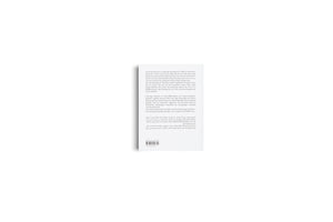 The back cover of a vertically oriented, off-white paperback book against a plain white background. The cover features descriptive text in English, German, and Arabic, with a barcode at the bottom.