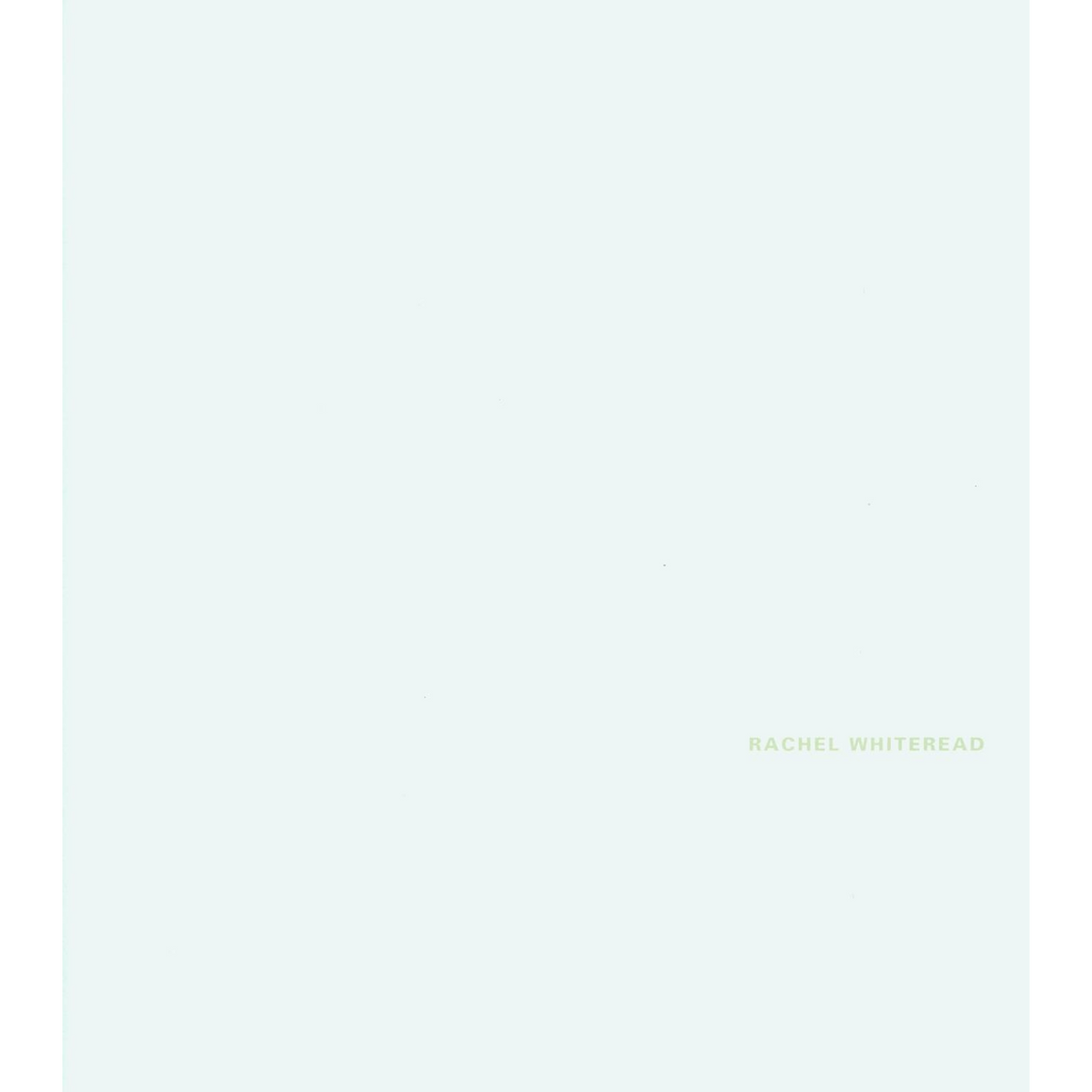 Coverbild Rachel Whiteread