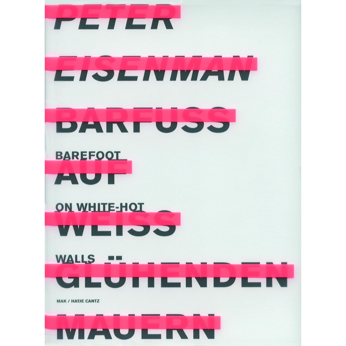 Coverbild Peter Eisenman