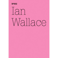 A bright pink book cover with the title Ian Wallace and the issue number Nº002 in a thin black font.
