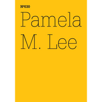 A yellow book cover with the text Nº030 and Pamela M. Lee in a thin black font.