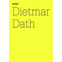 A bright yellow book cover with the words Nº036 and Dietmar Dath in a thin, black font.