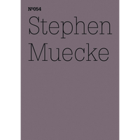 The book cover for Stephen Muecke, N°054, features thin black text on a dusty purple background.