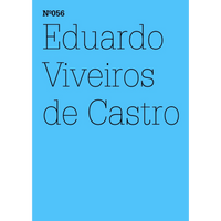A blue book cover with the text Nº056 Eduardo Viveiros de Castro in a thin black font.