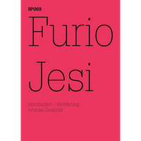 The cover of Furio Jesi, Nº069, featuring thin black typography on a bright pink background.