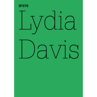 The name Lydia Davis in a thin black font on a green background, with Nº078 in the top-left corner.