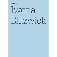 A light blue cover with black text reading Nº087, Iwona Blazwick.