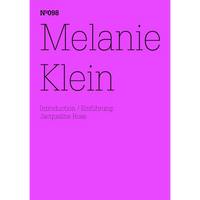 A magenta book cover with the title Melanie Klein in a thin, black serif font.