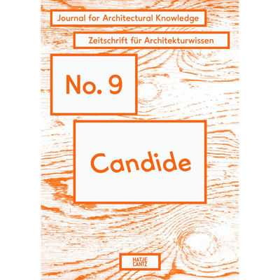 Cover Candide. Journal for Architectural Knowledge