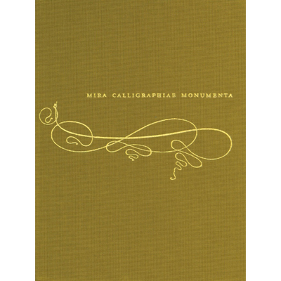 Cover Mira Calligraphiae Monumenta