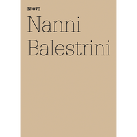 A tan cover with black text that reads Nº070, Nanni Balestrini.