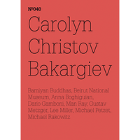 The red-orange cover of issue Nº040, with the name Carolyn Christov Bakargiev in thin black text.