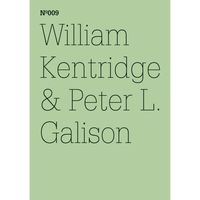 A pale green cover with thin, black text reading Nº009, William Kentridge & Peter L. Galison.