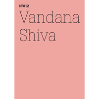 The cover of issue Nº012, Vandana Shiva, in black serif text on a pink background.