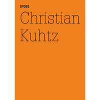 A minimalist orange cover with black text that reads Nº081, Christian Kuhtz.