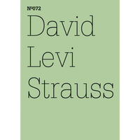 A light green book cover with the name David Levi Strauss and the number 072 printed in thin black type.