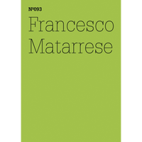A lime green cover with black text reading Nº093, Francesco Matarrese.