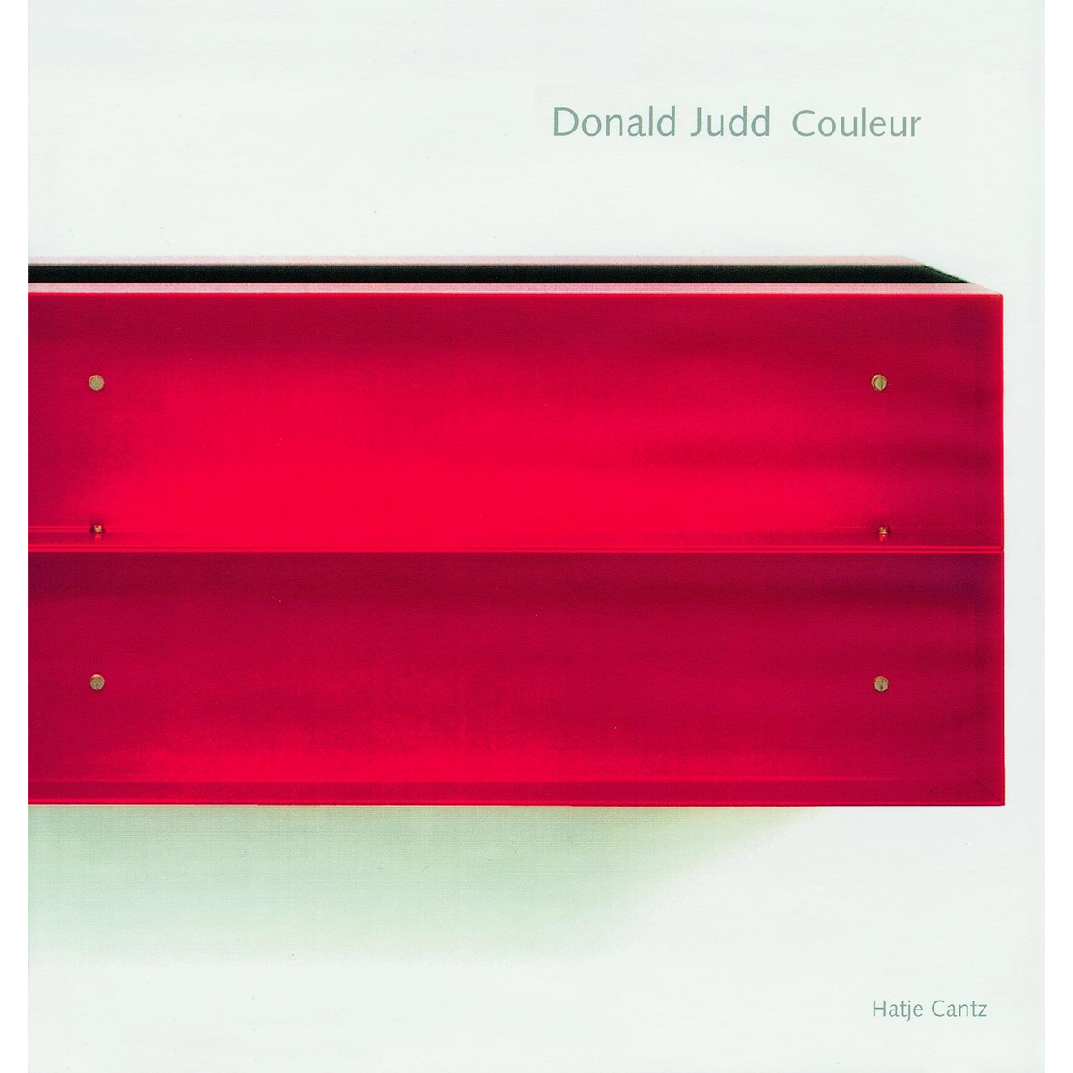 Coverbild Donald Judd