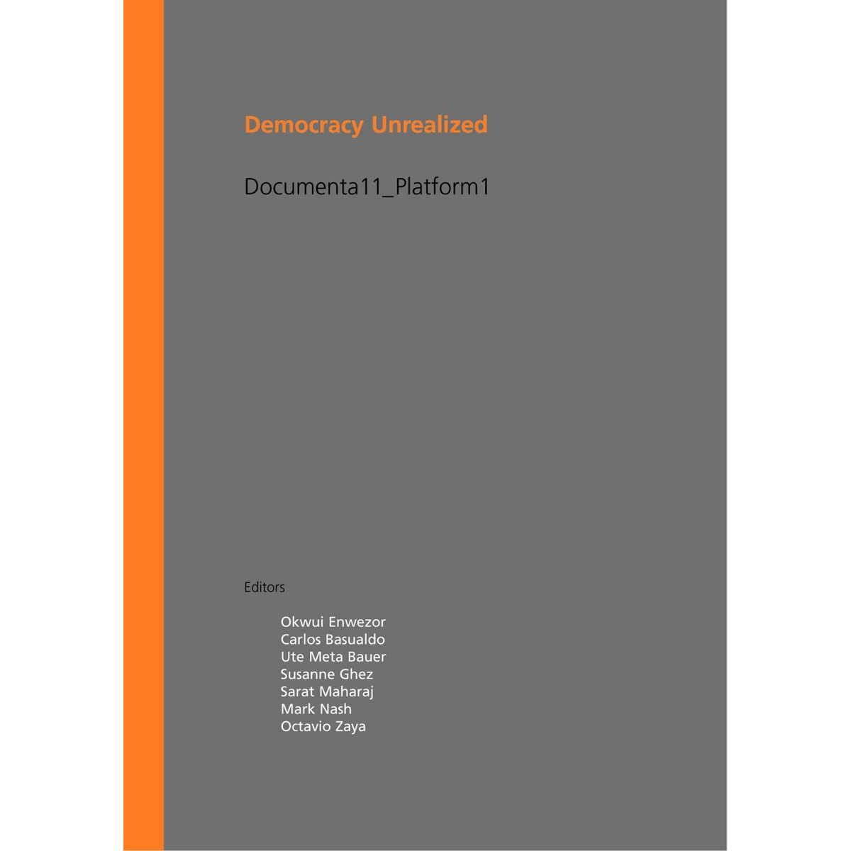 Coverbild Democracy Unrealized