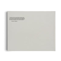 A light gray, hardcover book is shown against a white background. On the cover, in the top left corner, is a quote in black text. The quote reads, And that's where you just build a studio around you, so that you can put the ideas into frequencies practically immediately. That's why the studio for me is like an extension of my music perception. Below the quote is the name Ricardo Villalobos.
