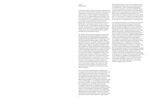 A page of text in German from a publication, with the title À fond by Philipp Kaiser at the top. The text is set in a black serif font against a white background and arranged in two columns. It appears to be an essay about the history and profession of art curation.